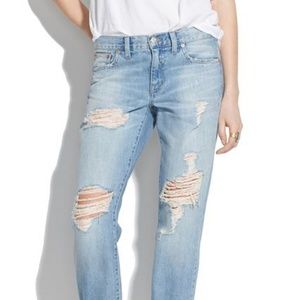 Madewell The Boyjean: Worn And Torn Edition